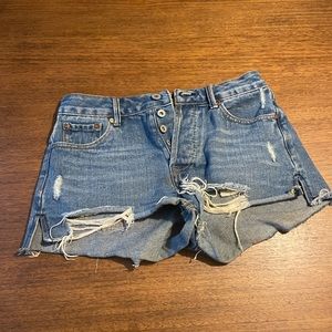 Dance&Marvel distressed Jean shorts small